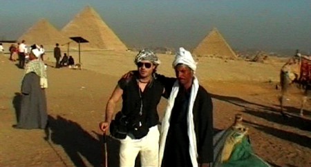 Alla Necropoli di Giza (Egitto, 2005)...